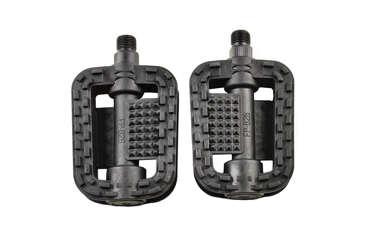 Педали FEIMIN FP-826,107*68мм,база пластик,стальная ось,340гр,черные