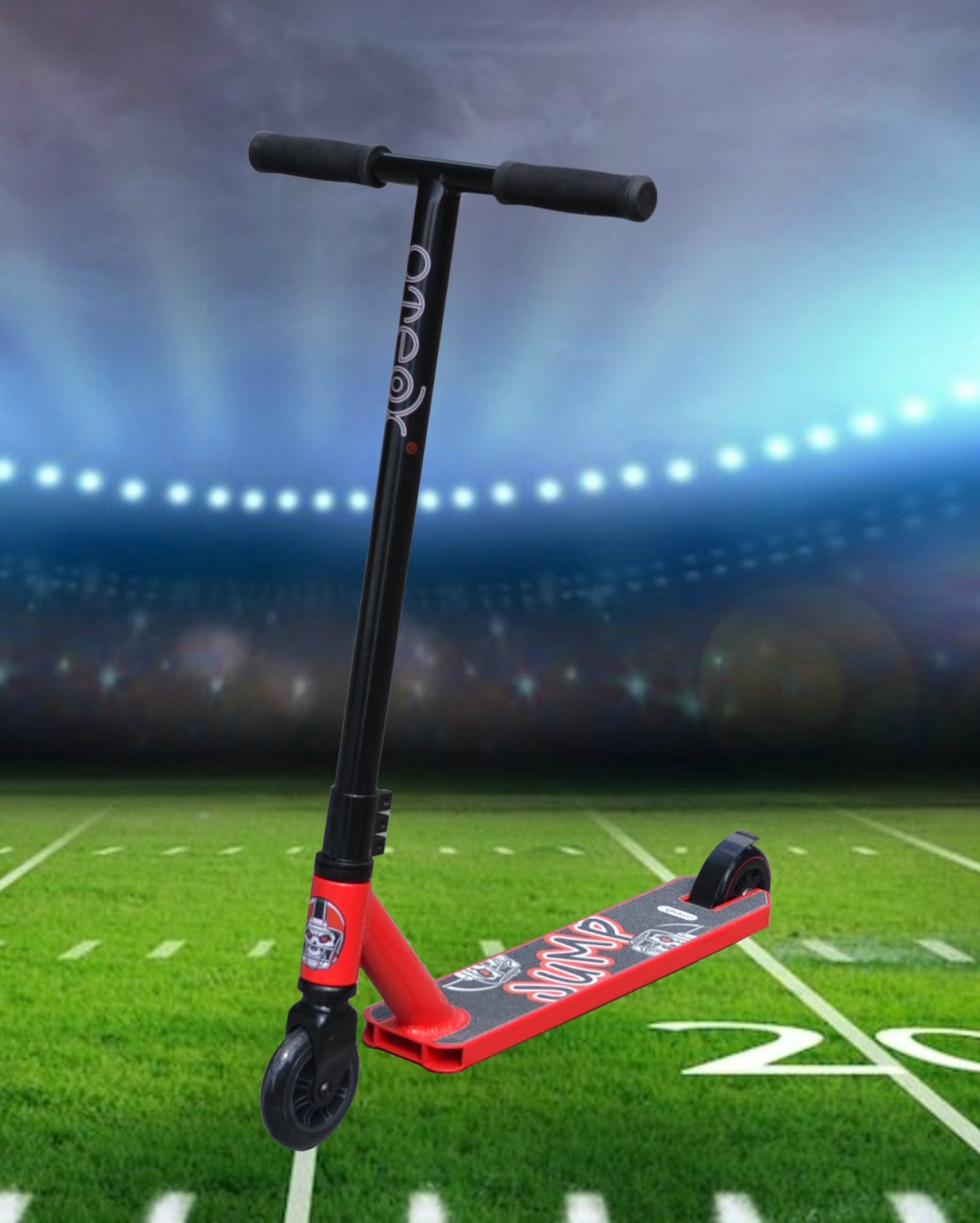 Самокат трюковый ATEOX JUMP 2019 (Черный/Красный)