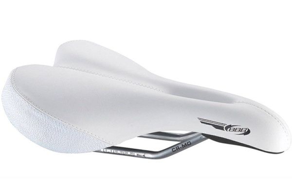 BSD-05 Седло BBB AnatomicRace women wide white